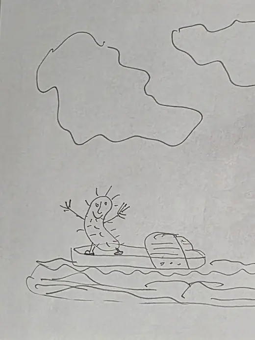 Trepka pluje v bačkoře jako na lodičce